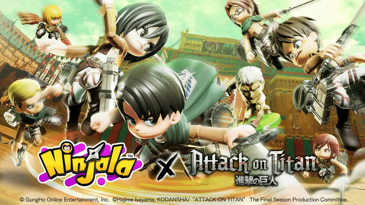 Ninjala x Attack on Titan collaboration begins now